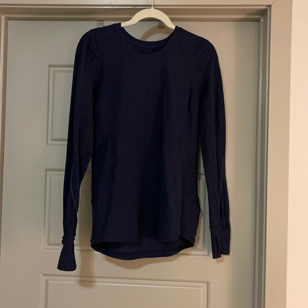 lululemon athletica Navy Blue Sweatshirt